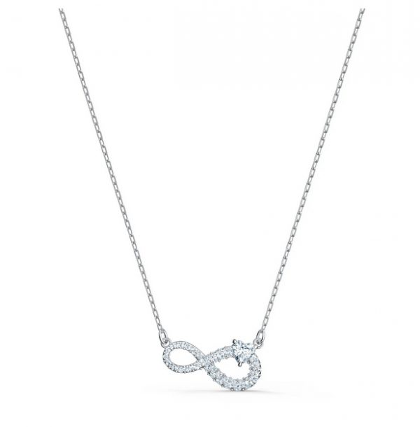 Elegant Swarovski Infinity Necklace