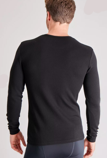 Black 'Maximum Warmth' Thermal Long Sleeve Top