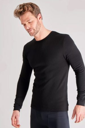 Black 'Maximum Warmth' Thermal Long Sleeve Top